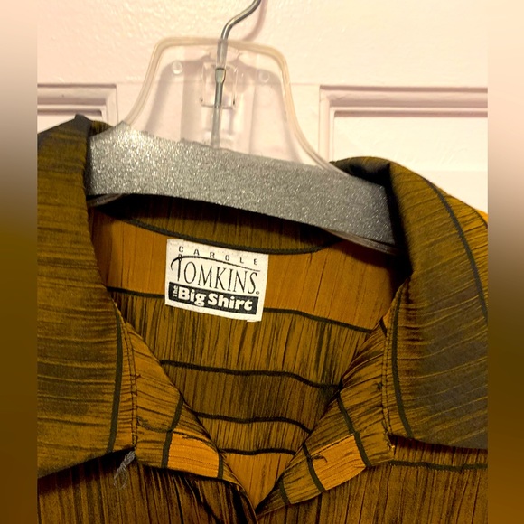 Carol Tompkins “The Big Shirt” -Size 1 (10-14)-copper Blk - Picture 4 of 9